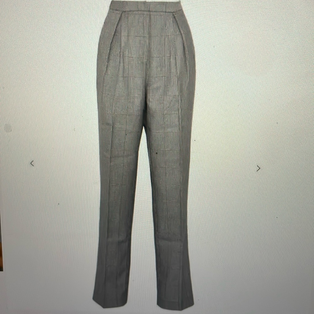 Walter Baker Ingrid  pleated high waist plaid pant